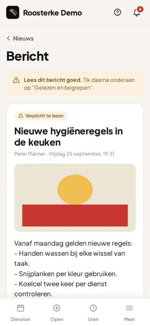 Een nieuwsbericht dat verplicht gelezen moet worden